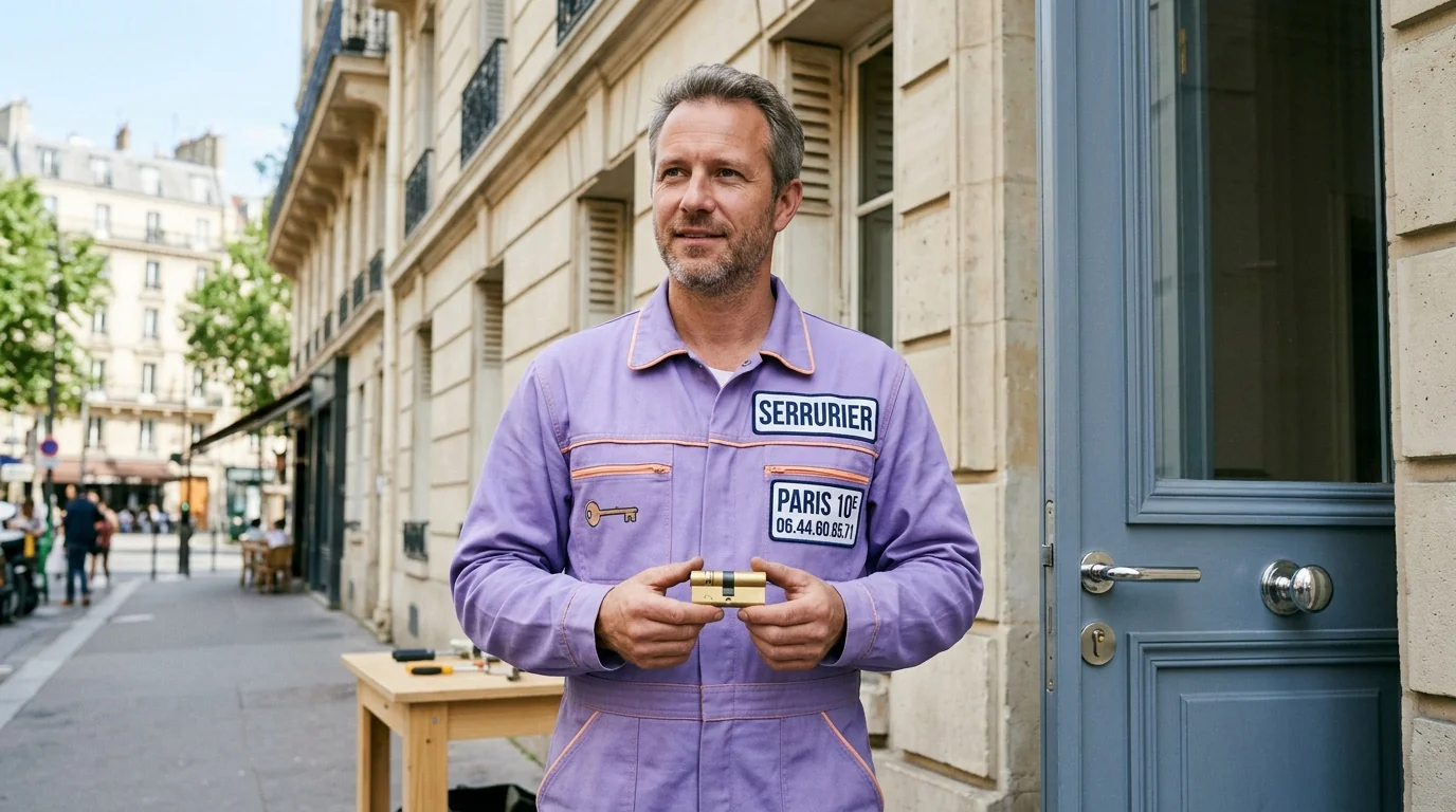 Serrurier Paris 10e 75010 — atelier côté Canal Saint-Martin